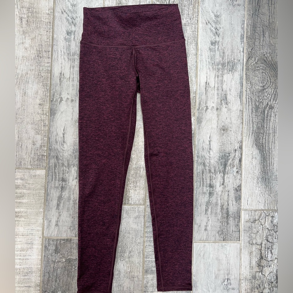Aerie Maroon Marled Leggings